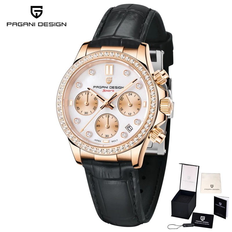 Luxury Watch Design - PAGANI DESIGN Lüks Elmas İşlemeli Kadın