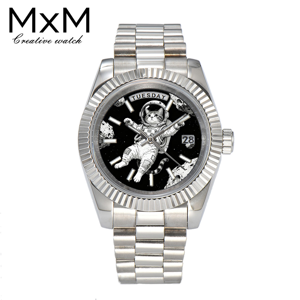 Sapphire Crystal Display - Yaratıcı erkek saati 40mm/36mm Miyota 8285