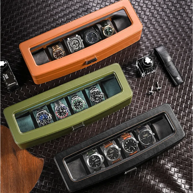 Luxury Watch Collection Box - Hafif Lüks Deri Saat Organizatör Kutusu