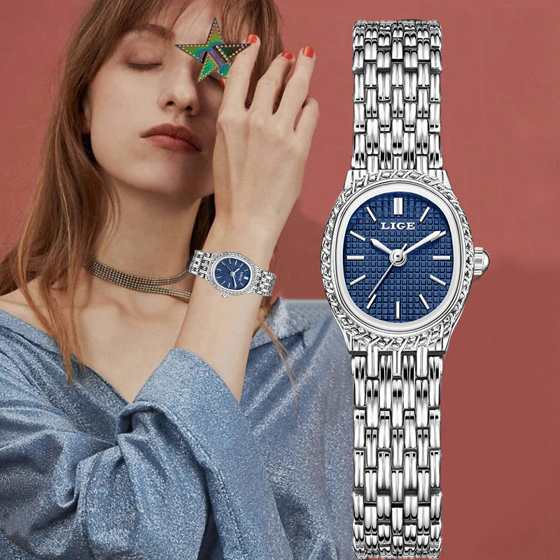 Luxury Women'S Watch - LIGE Moda Lüks Kuvars Kadın Izle