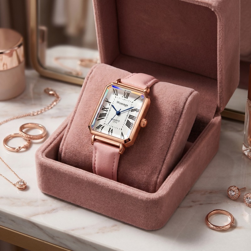 Luxury Watch Brand For Women - Moda Dikdörtgen Kuvars Saatler Kadınlar için