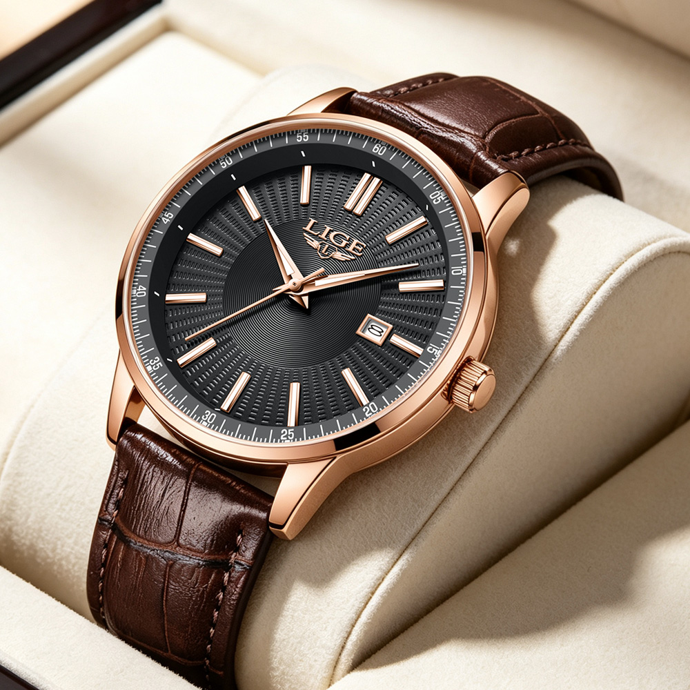 Luxury Watch Collection Box - LIGE Üst Düzey Marka Lüks Erkek