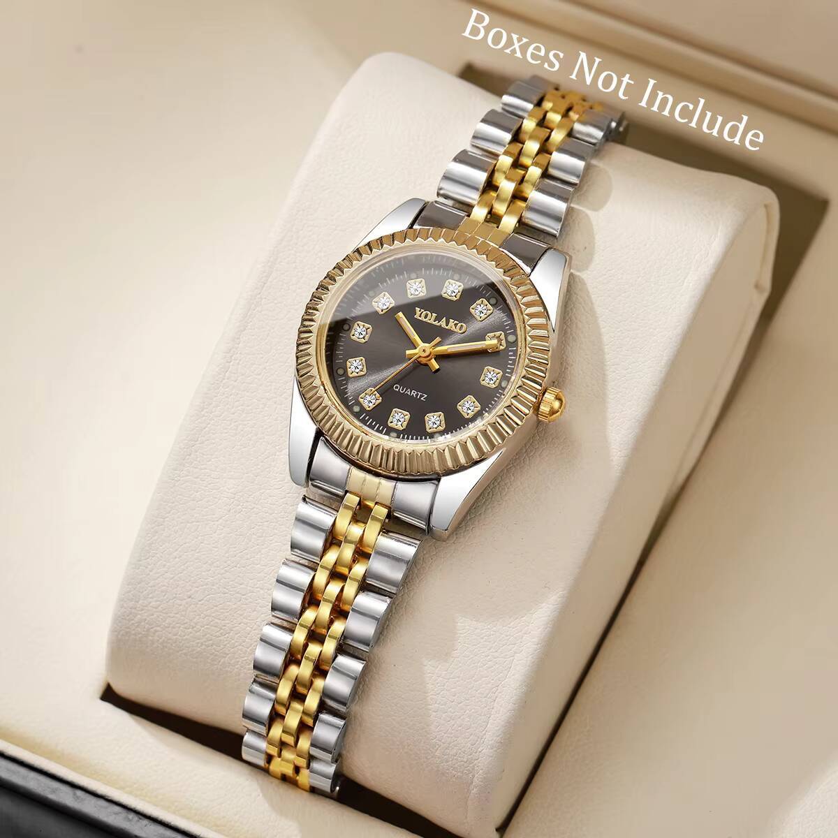 Luxury Watch Display Case - Moda Taklidi Kadın Kuvars İzle Lüks