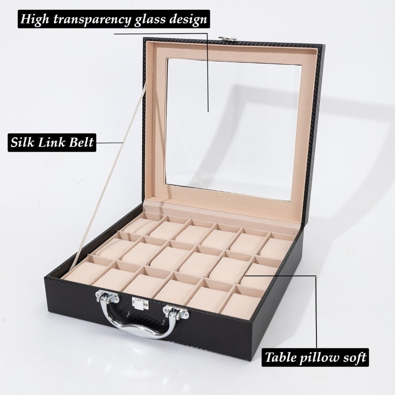 Retro saat saklama kutusu deri - Luxury Watch Collection Box incelemesi ve fiyatı