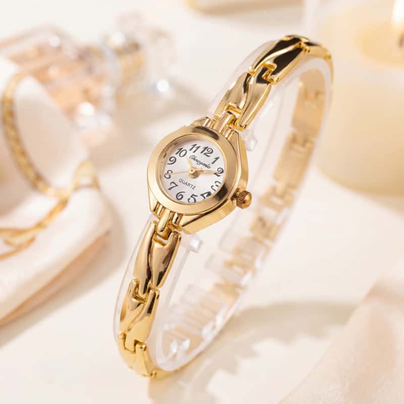 Moda Kadın Kuvars Bilezik Izle - Luxury Watch Brand For Women incelemesi ve fiyatı