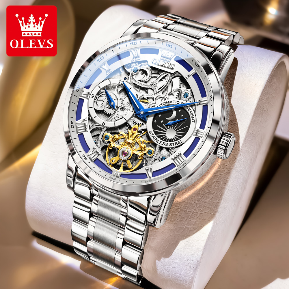 OLEVS 6670 Orijinal Erkek Saat - Luxury Watch Moon Phase incelemesi ve fiyatı
