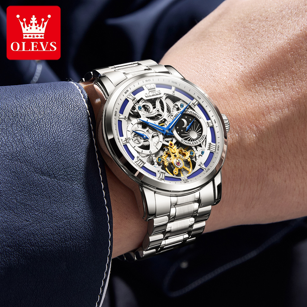 OLEVS 6670 Orijinal Erkek Saat - Luxury Watch Moon Phase incelemesi ve fiyatı