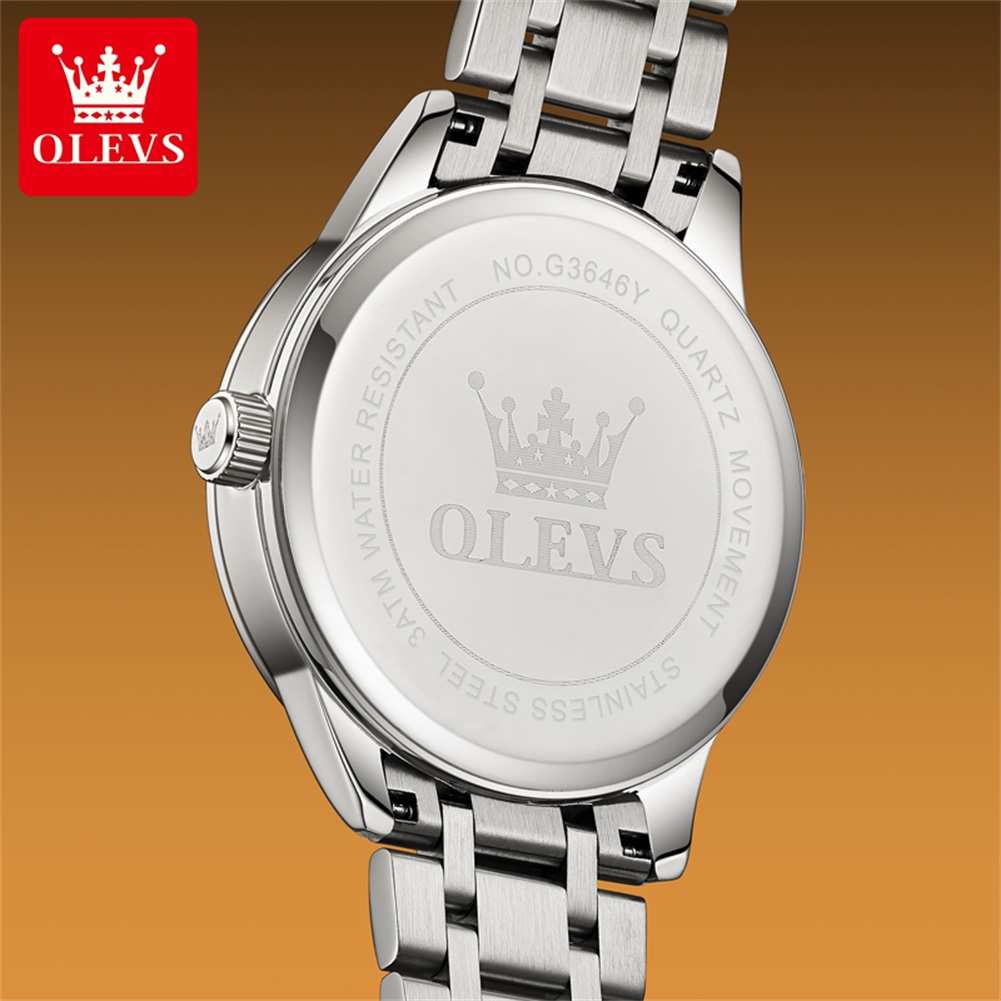 OLEVS Ay Fazı erkek saatleri t - Luxury Watch Moon Phase incelemesi ve fiyatı