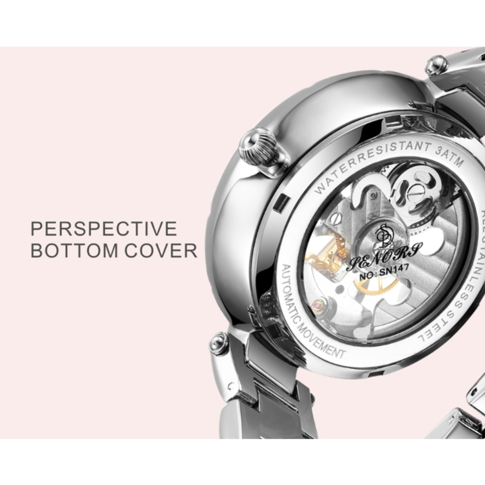 Lüks kadın su geçirmez iskelet - Luxury Watch Moon Phase incelemesi ve fiyatı