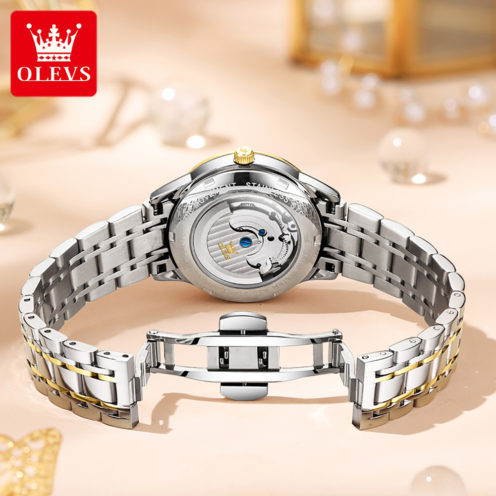 OLEVS kadın saatler lüks altın - Luxury Watch Moon Phase incelemesi ve fiyatı