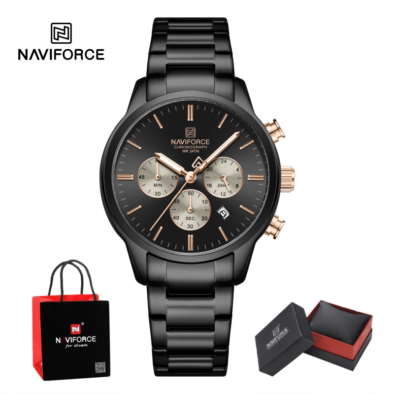 NAVIFORCE Erkek Kuvars Kronogr - Luxury Watch Design incelemesi ve fiyatı