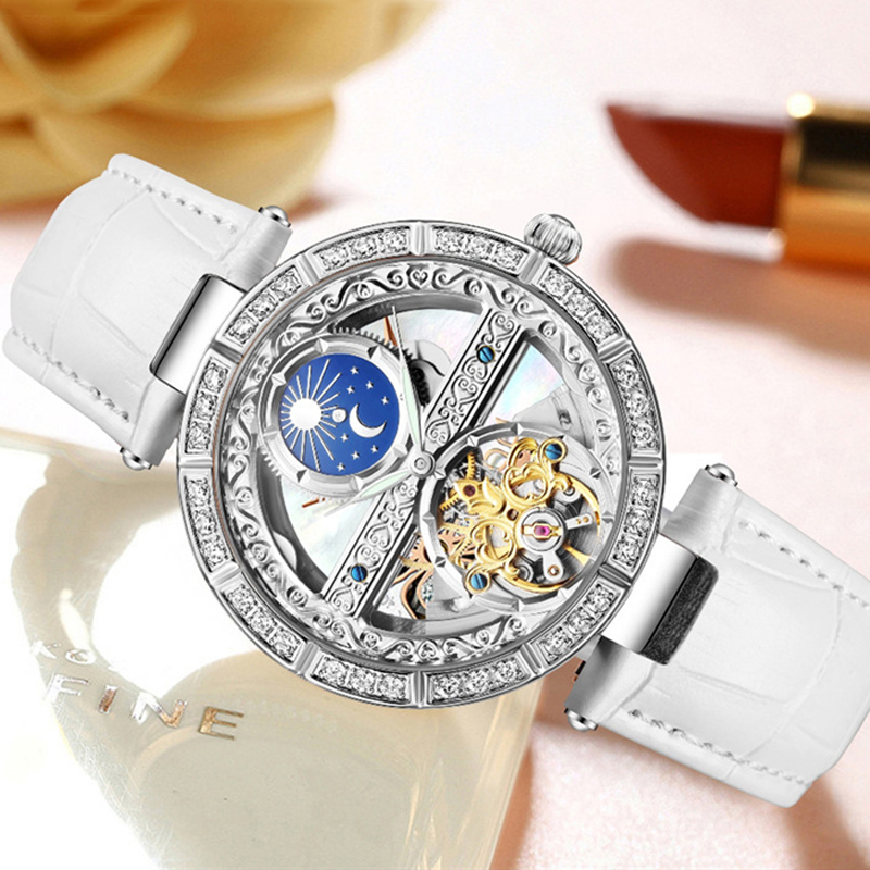 Bayanlar Izle Otomatik Kadın L - Luxury Watch Moon Phase incelemesi ve fiyatı