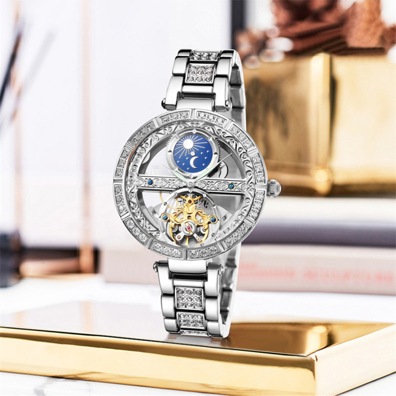 Bayanlar Izle Otomatik Kadın L - Luxury Watch Moon Phase incelemesi ve fiyatı
