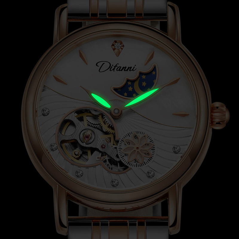 Lady otomatik mekanik saatler  - Luxury Watch Moon Phase incelemesi ve fiyatı