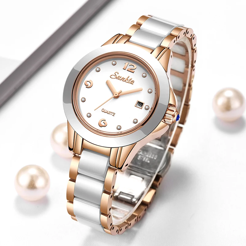 Sunkta Moda Rahat Kuvars Kadın - Luxury Women'S Watch incelemesi ve fiyatı