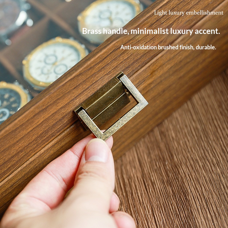 Siyah Ceviz Ahşap Tahıl Saat S - Luxury Watch Collection Box incelemesi ve fiyatı