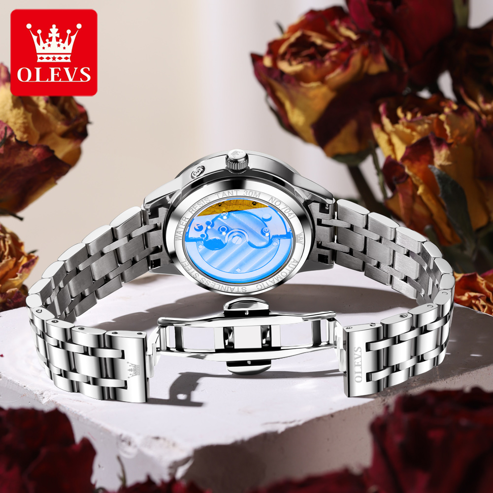 OLEVS 7041 Elegance Ay Evreler - Luxury Watch Moon Phase incelemesi ve fiyatı