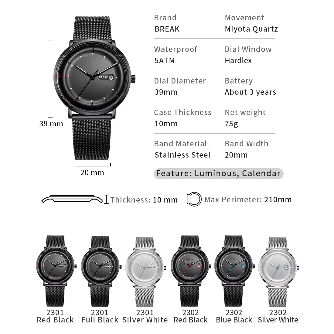En Benzersiz Yaratıcı Saatler  - Dress Watch Ultra Thin incelemesi ve fiyatı