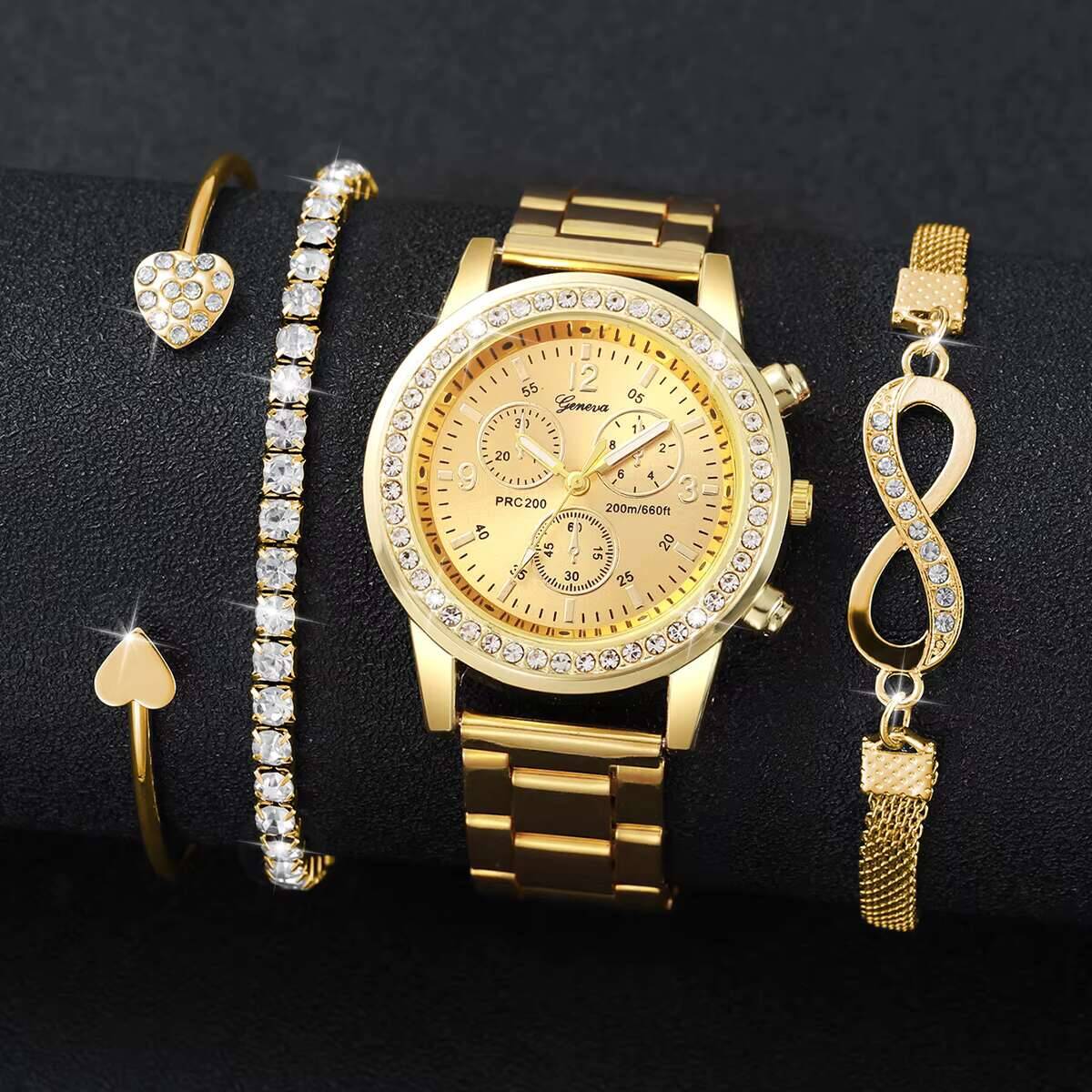 4 adet/takım lüks taklidi kadı - Luxury Watch Display Case incelemesi ve fiyatı