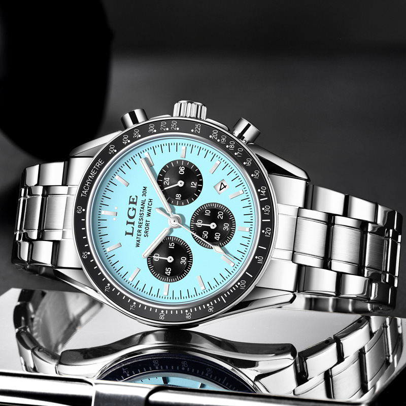 LIGE Üst Marka Lüks Yeni Erkek - Luxury Watch Collection Box incelemesi ve fiyatı