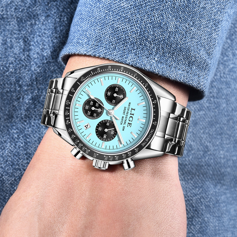LIGE Üst Marka Lüks Yeni Erkek - Luxury Watch Collection Box incelemesi ve fiyatı