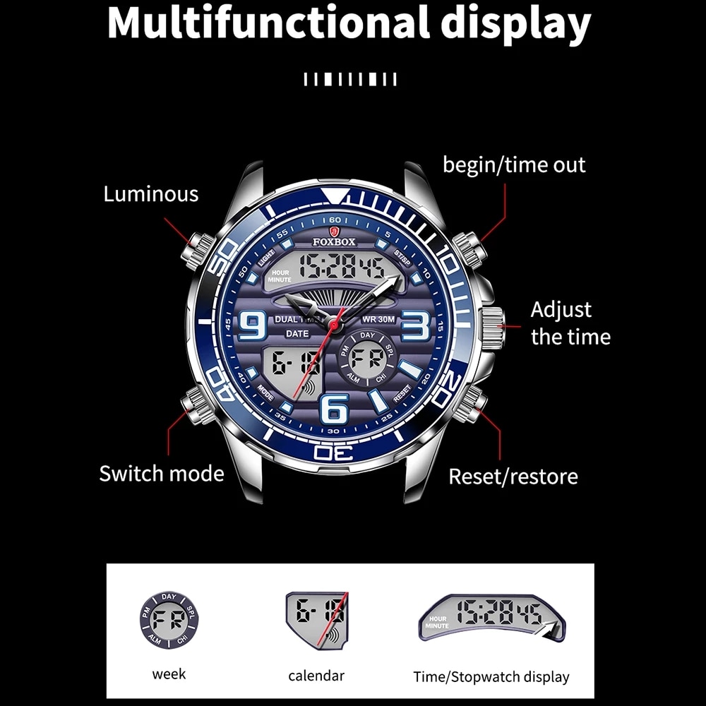 2024 üst marka lüks dijital er - Luxury Watch Collection Box incelemesi ve fiyatı