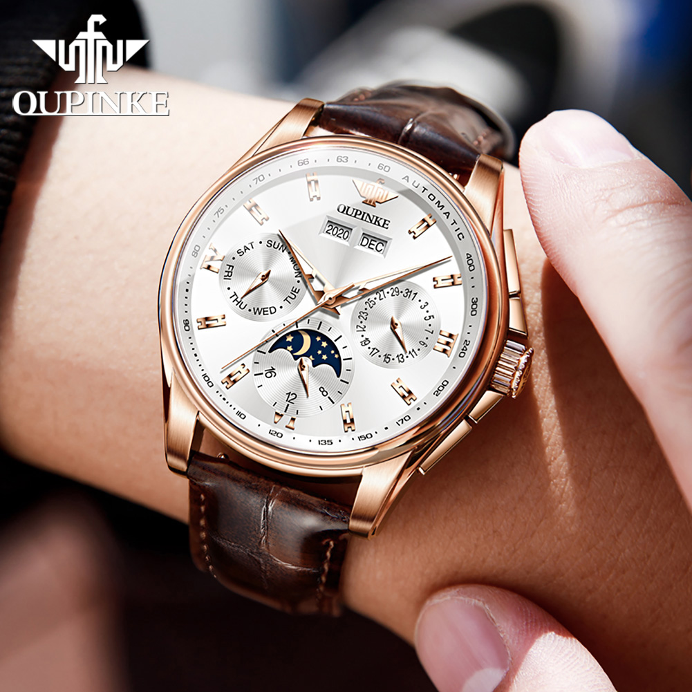 OUPINKE erkek saatleri rahat t - Sapphire Crystal Display incelemesi ve fiyatı