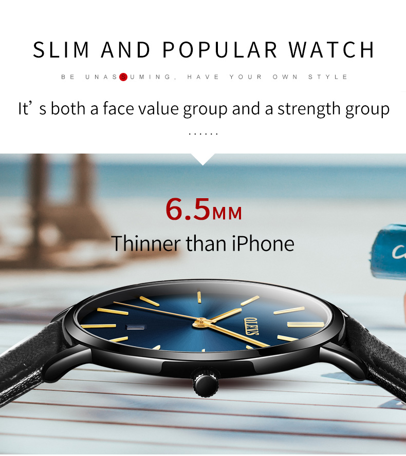 Orijinal OLEVS Quartz saat Erk - Dress Watch Ultra Thin incelemesi ve fiyatı